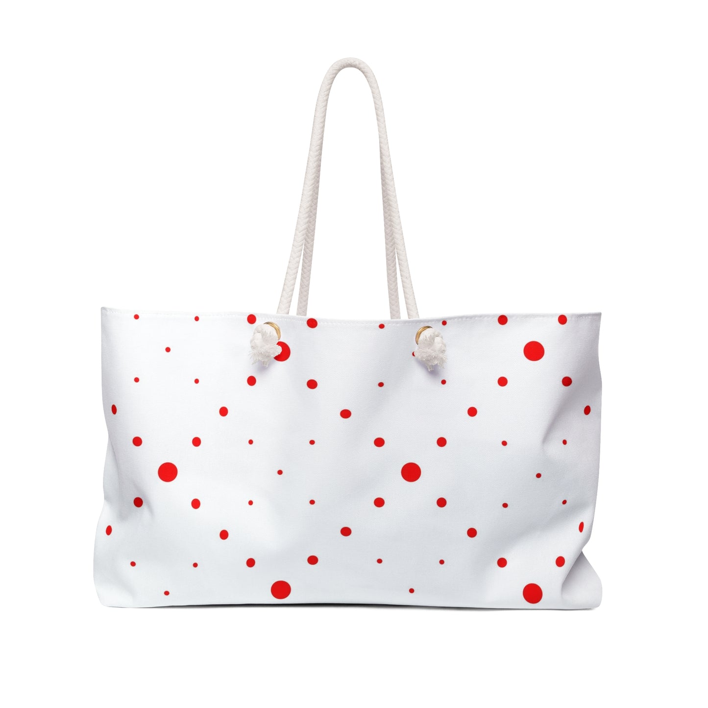 Red Dot Matrix Oversized Bag