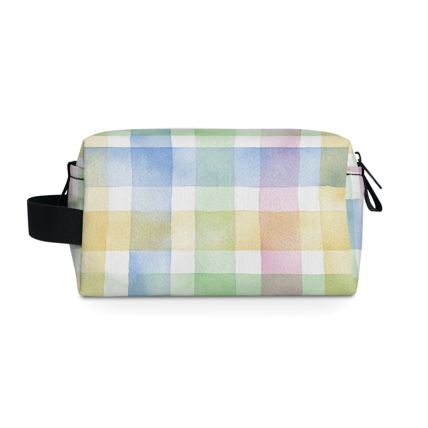 Pastel Plaid Toiletry Bag