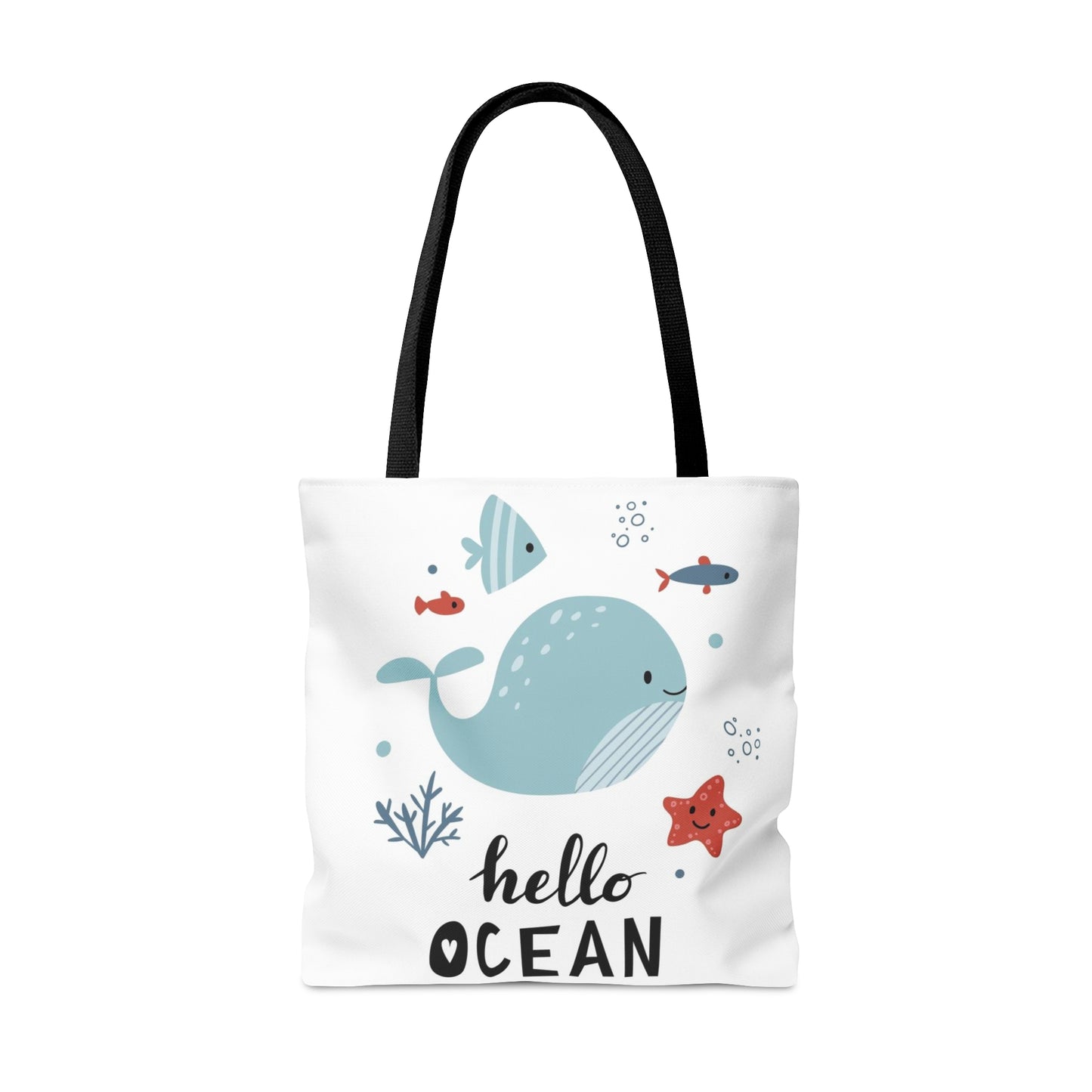 Ocean Whale Tote Bag