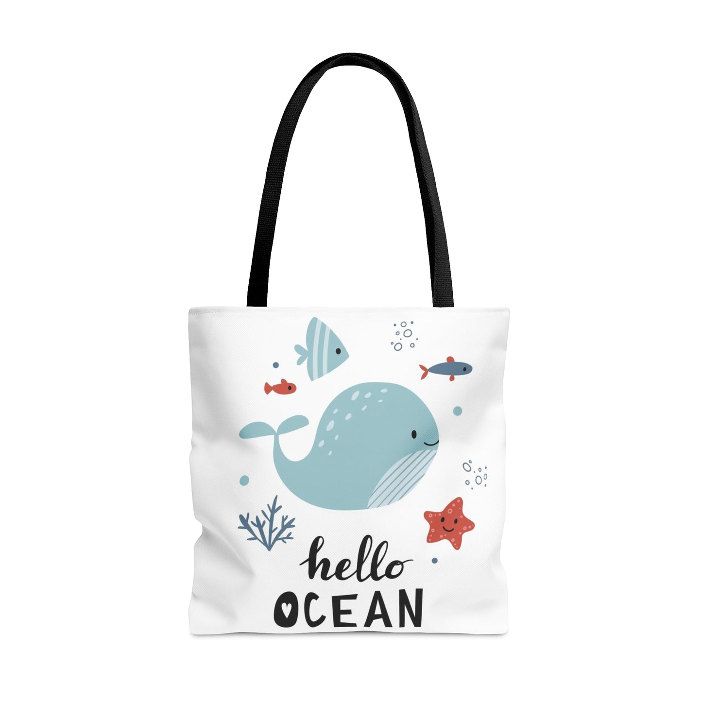 Ocean Whale Tote Bag