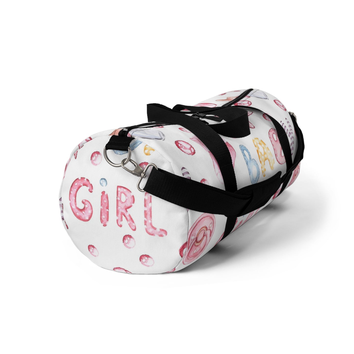 Watercolor Baby Girl Duffel Bag