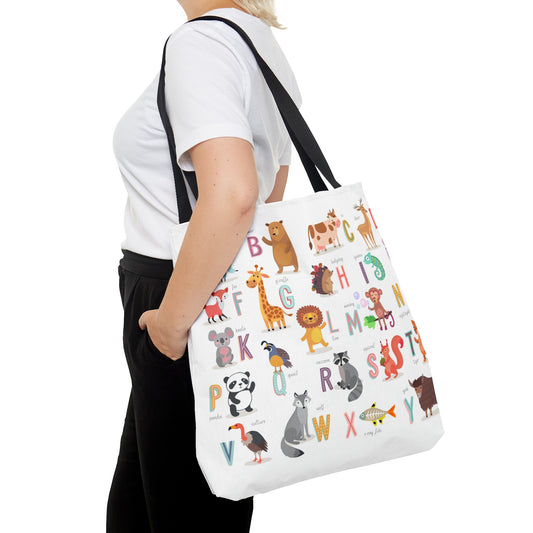 Alphabet Animals Tote Bag