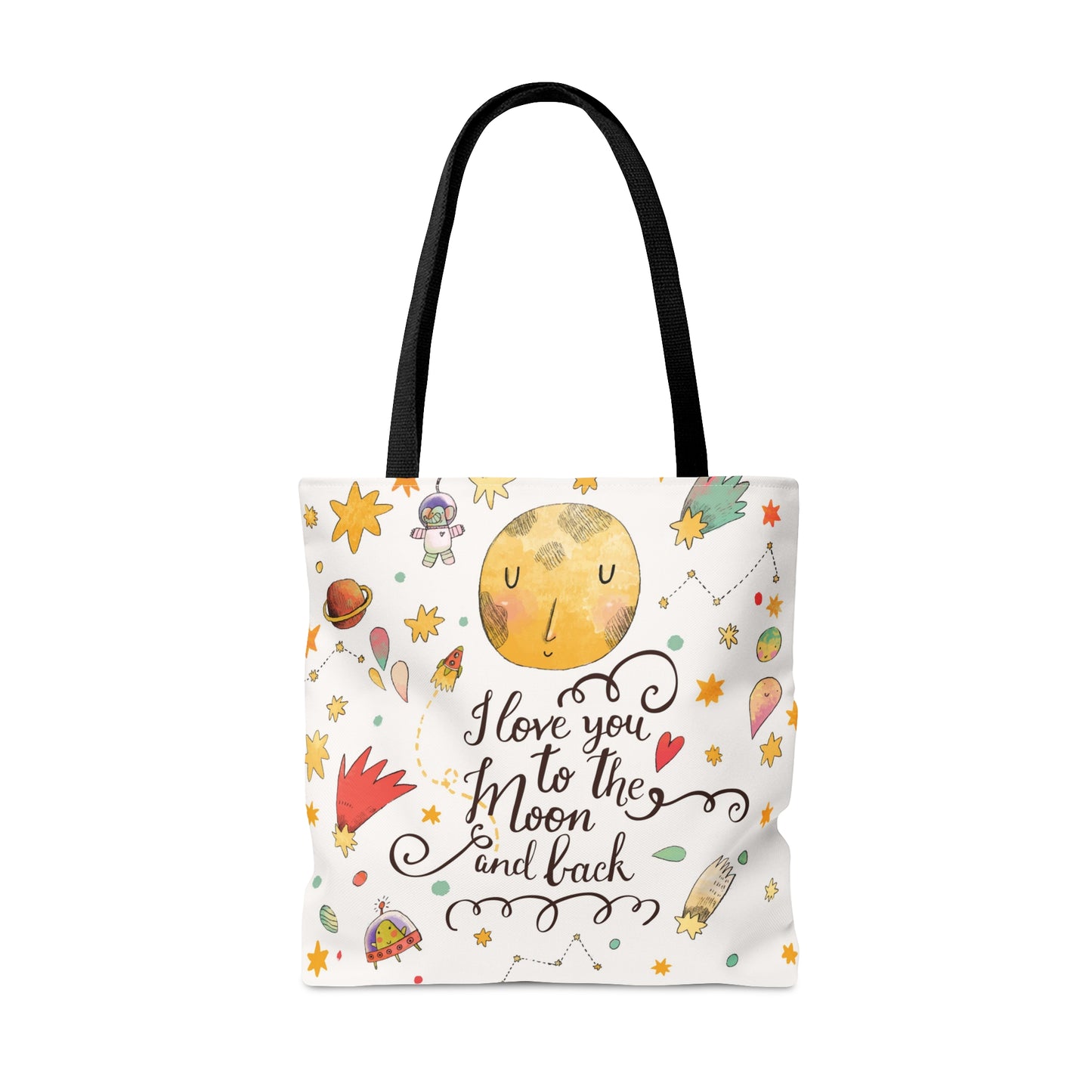 Love You to the Moon Tote Bag