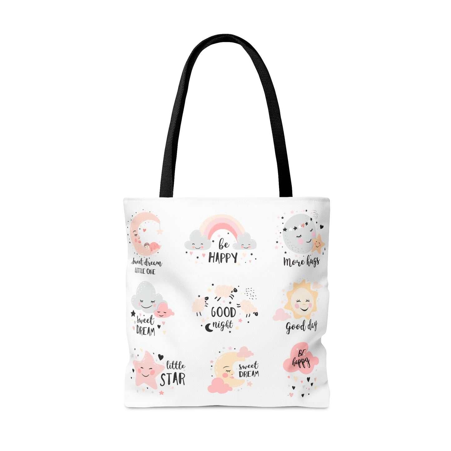 Sweet Dreams Moon and Stars Tote Bag