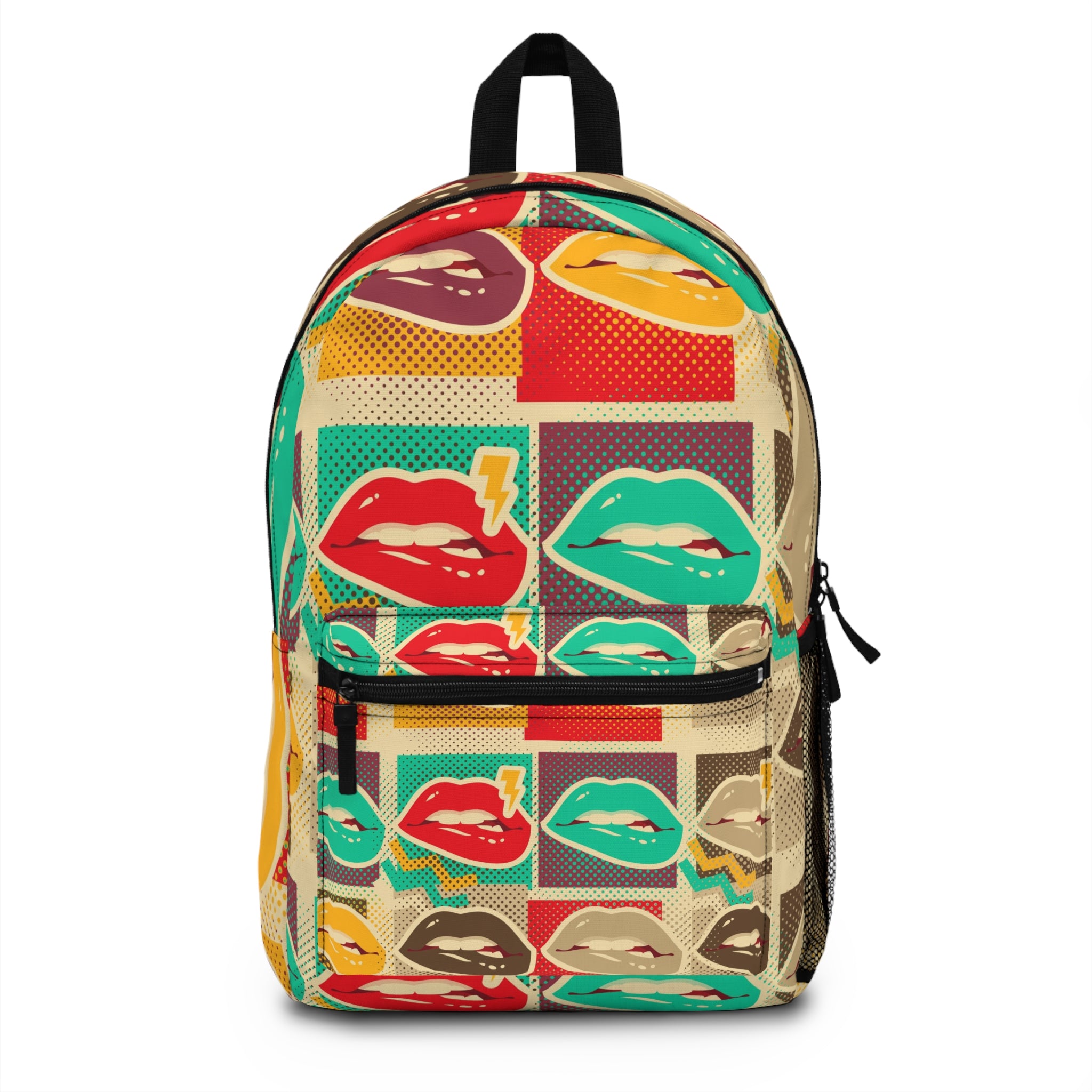 Color Pop Girls, Pop art, Retro authentic backpack, special design, 80s style retro backpack