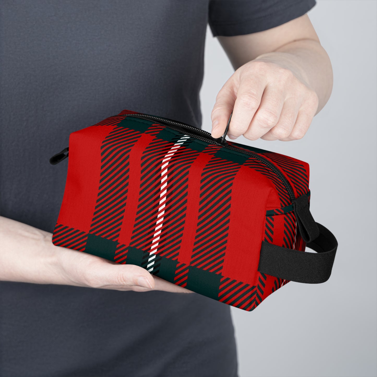 Tartan Toiletry Bag