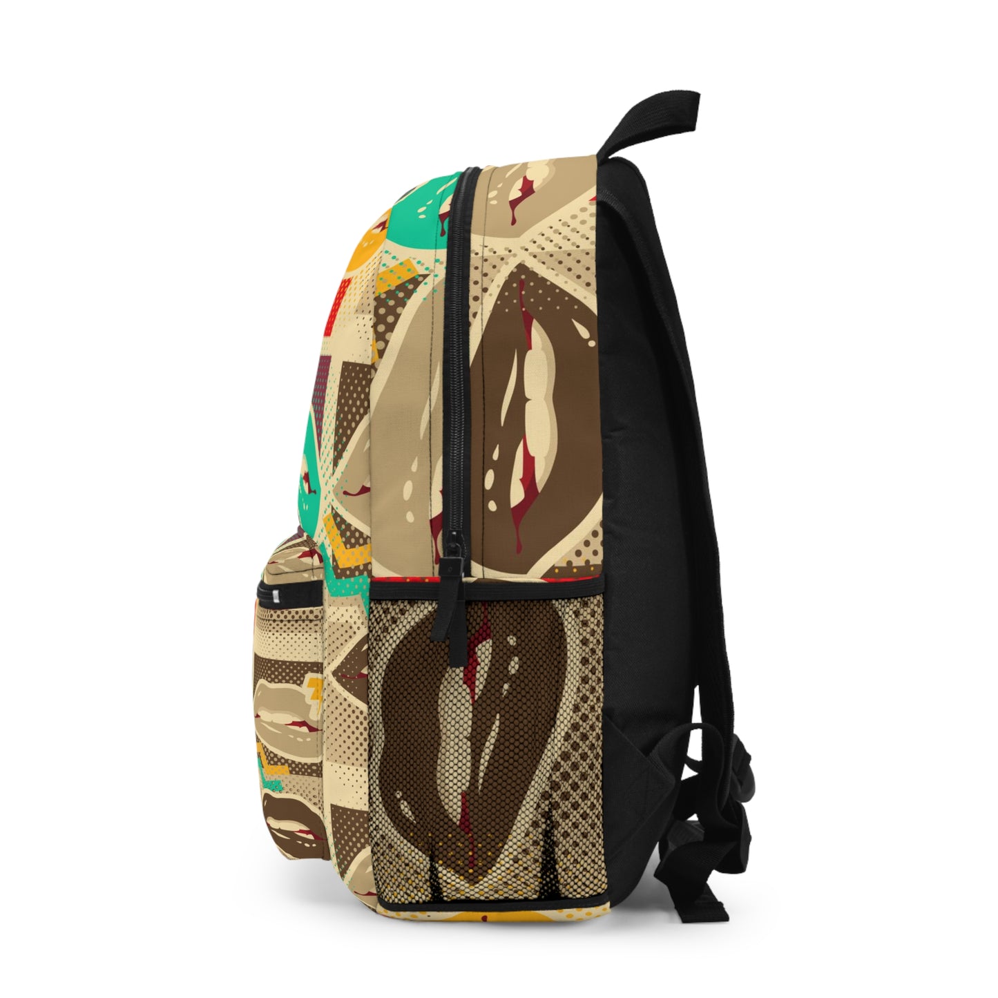 Retro Pop Art Lipstick Backpack