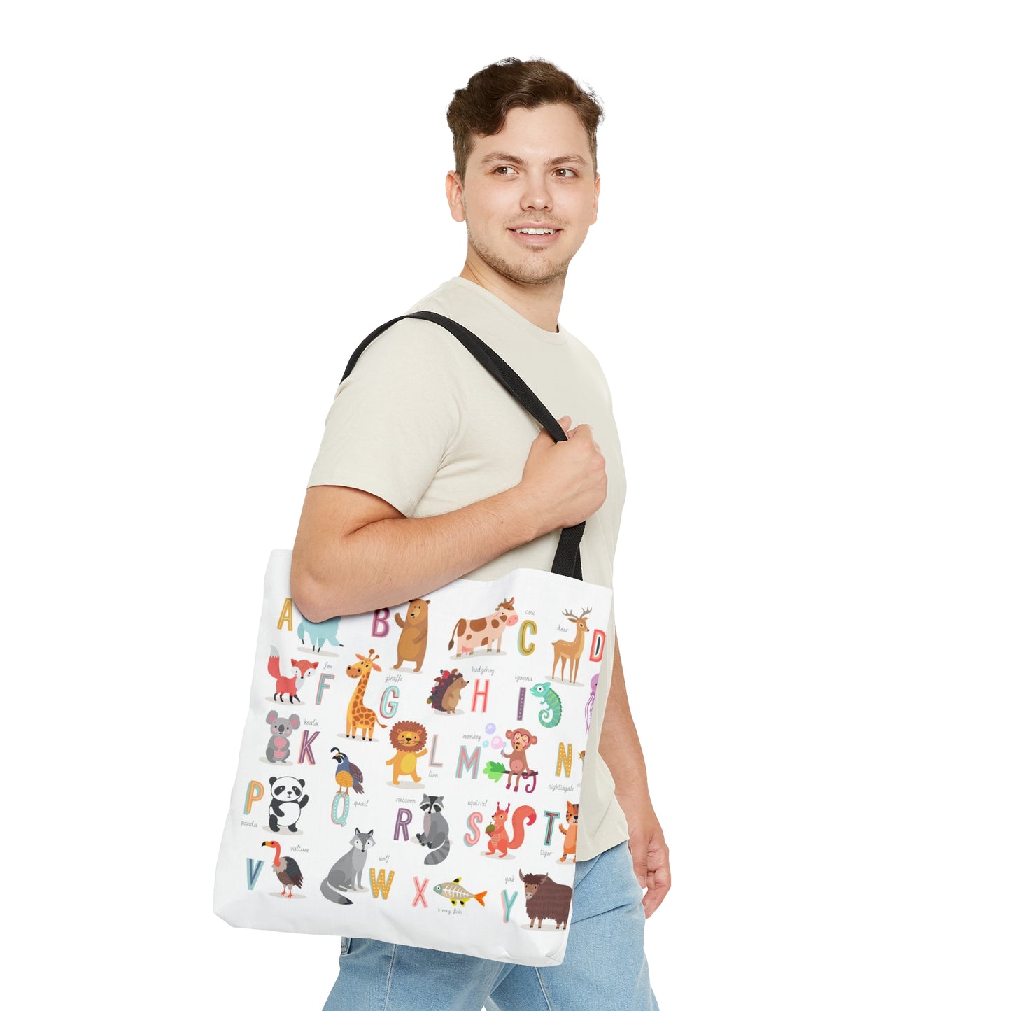 Alphabet Animals Tote Bag