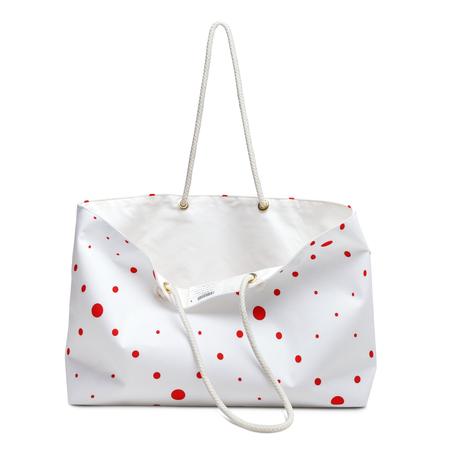 Red Dot Matrix Oversized Bag