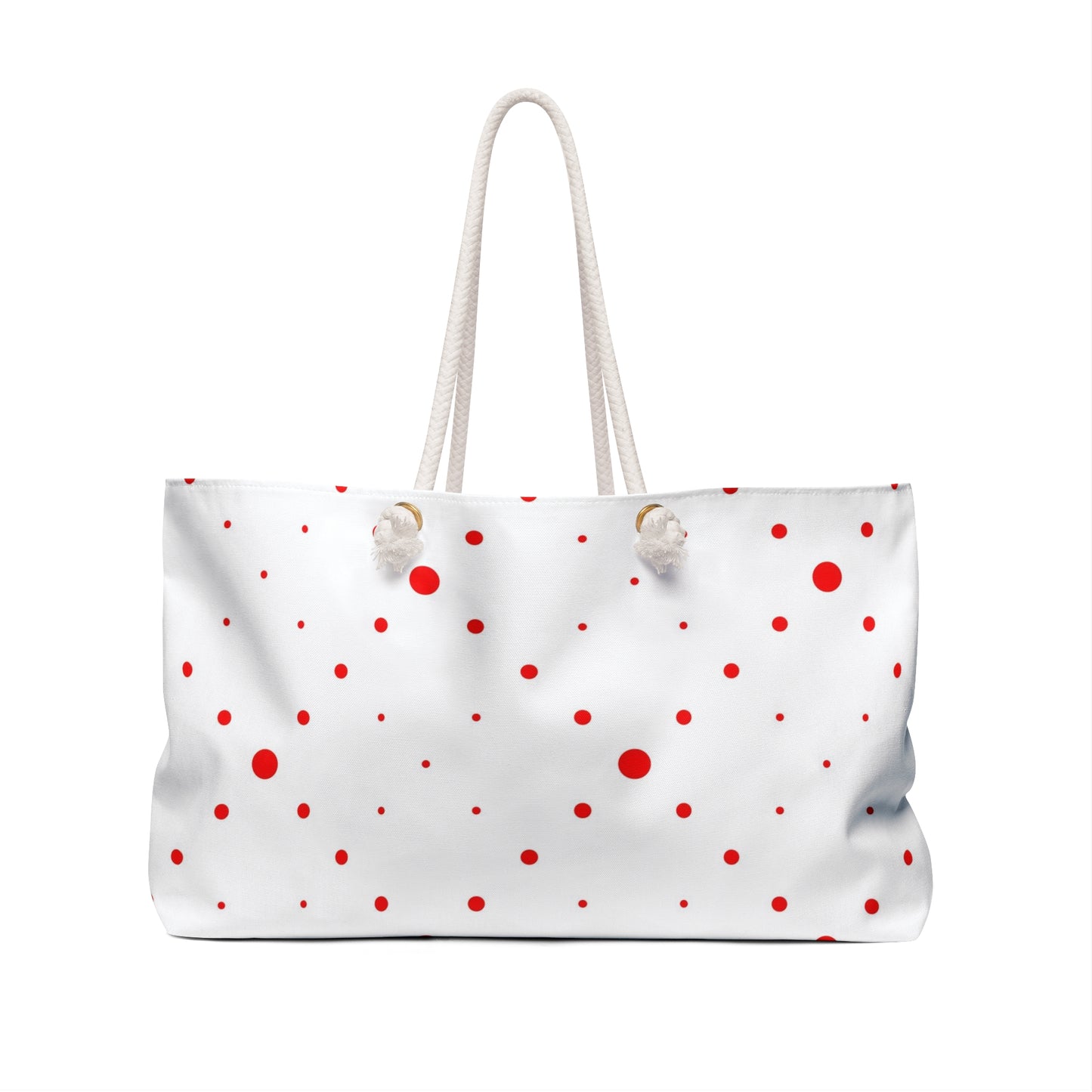 Red Dot Matrix Oversized Bag