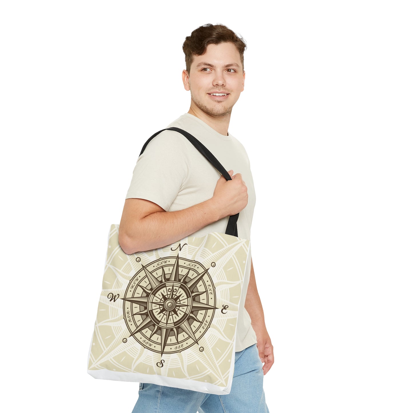 Nautical Compass Tote Bag