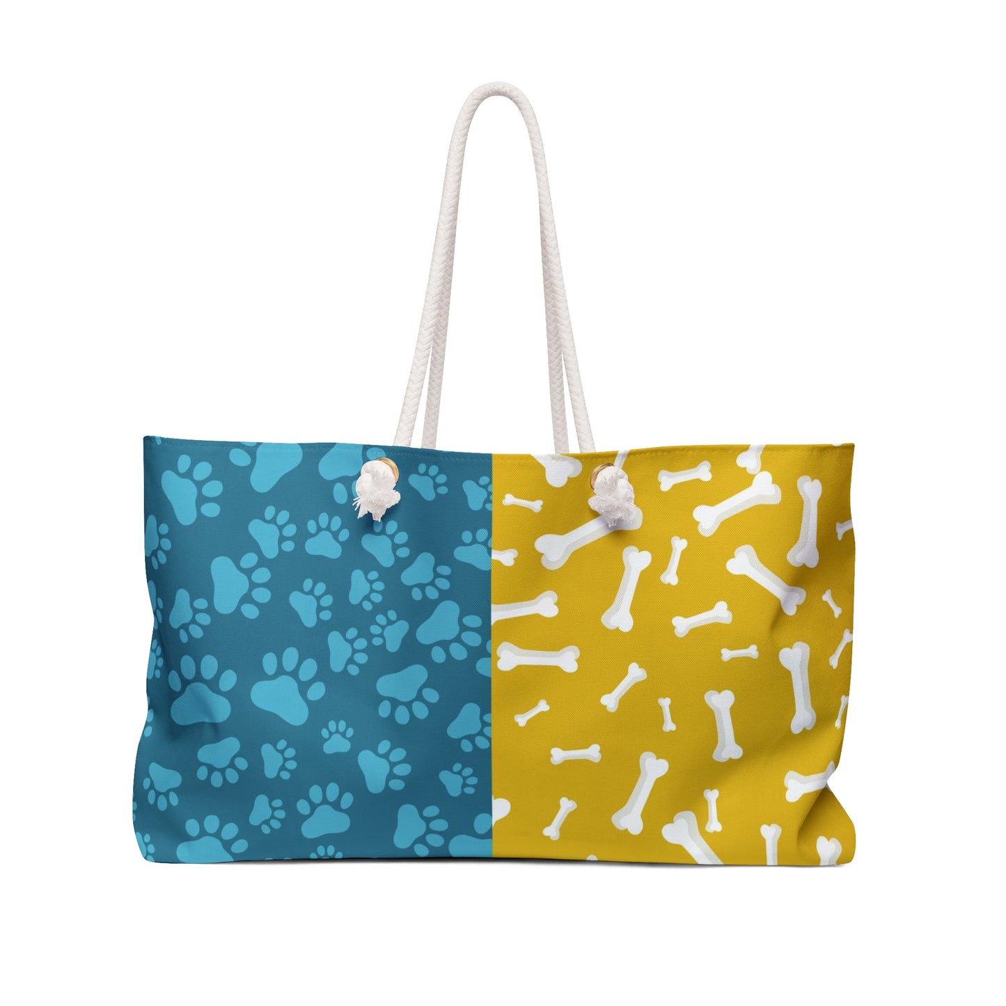 Paw Prints and Bones Oversized Doggy Bag