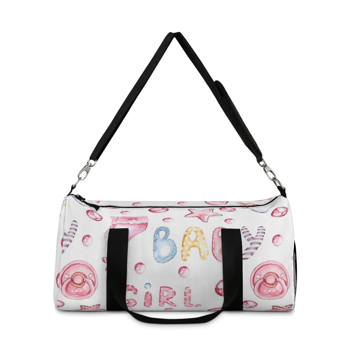 Watercolor Baby Girl Duffel Bag