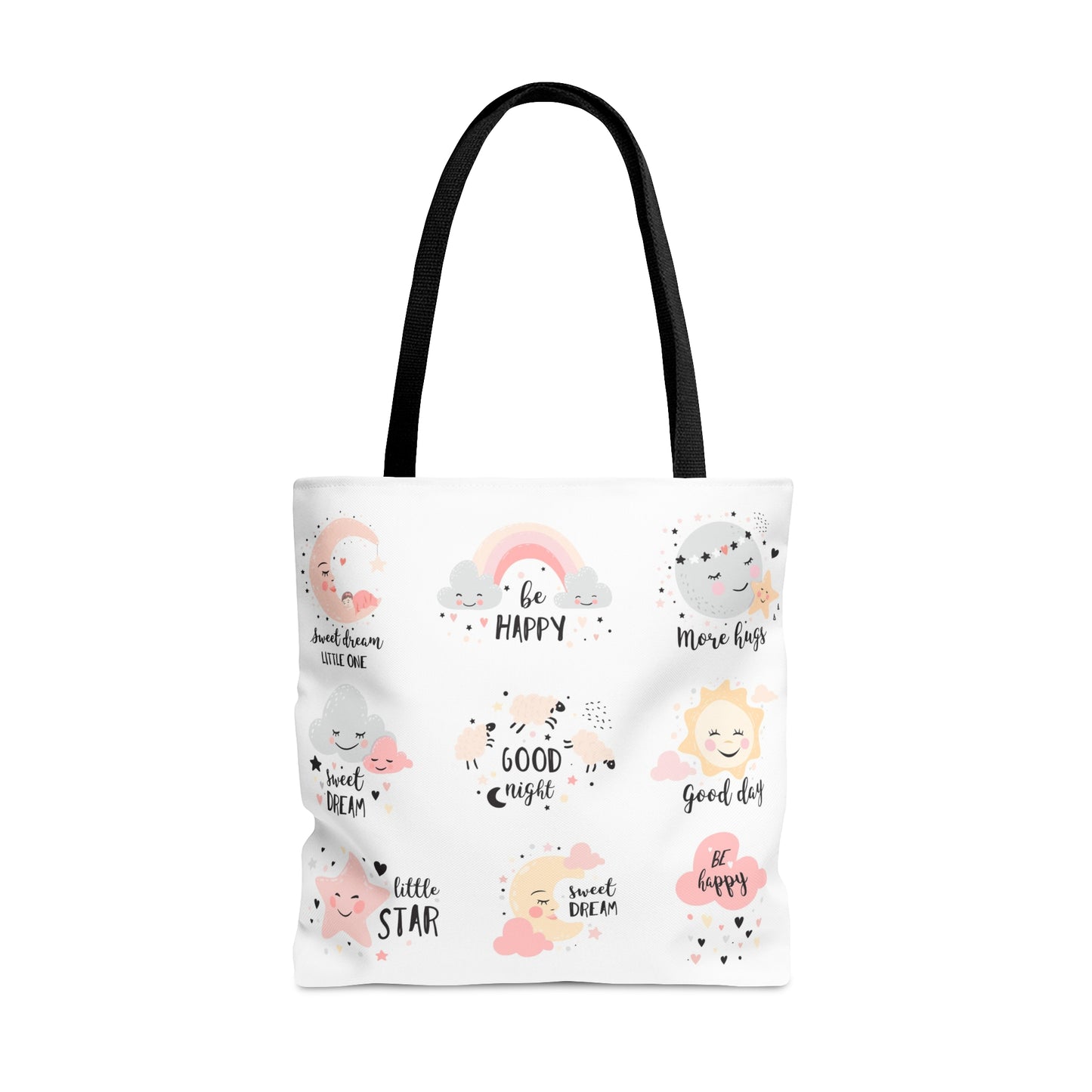 Sweet Dreams Moon and Stars Tote Bag